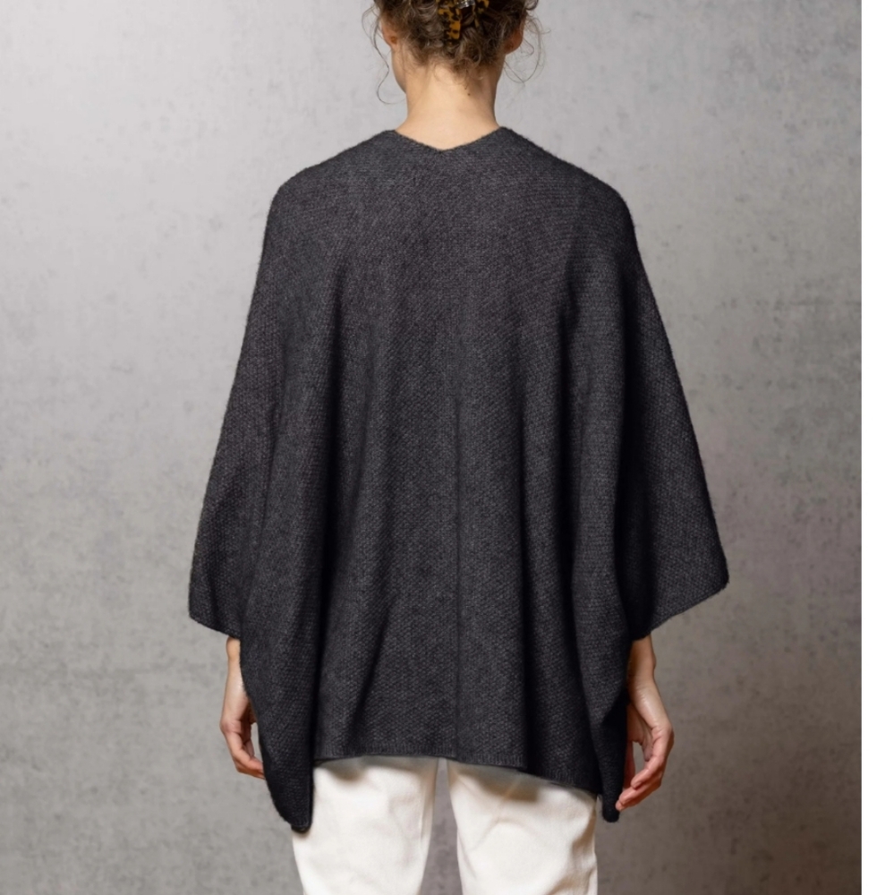 Noble Wilde New Zealand Longline Wrap In Oyster - Picture 9 of 9